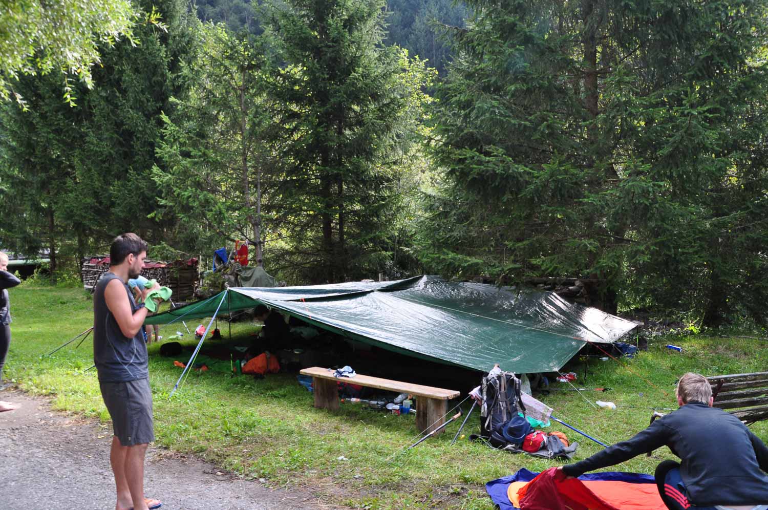 Wildcampen neben der Haupstraße - Tag 10