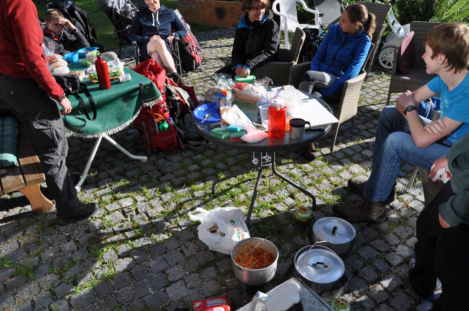 Erste gemeinsame Mahlzeit - Tag 1