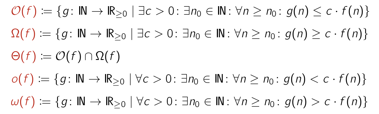 Definition der O-Notation